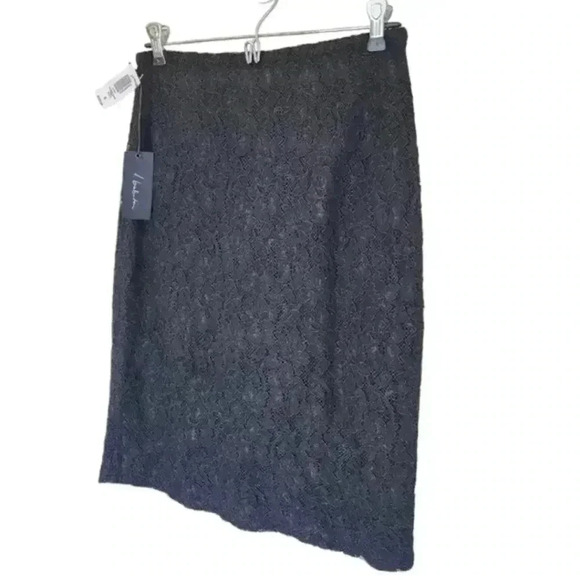 Aritzia T. Babaton Jasper Lace Skirt Black New With Tags Feminine Women's size 6 - Picture 4 of 9